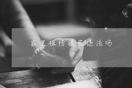 家里祖传狼皮违法吗