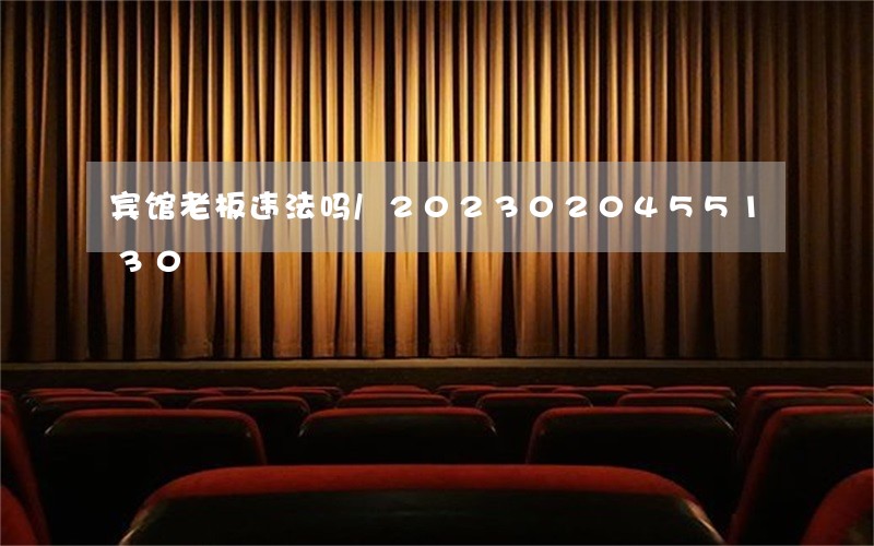 宾馆老板违法吗/2023020455130 宾馆老板违法吗/2023020455130