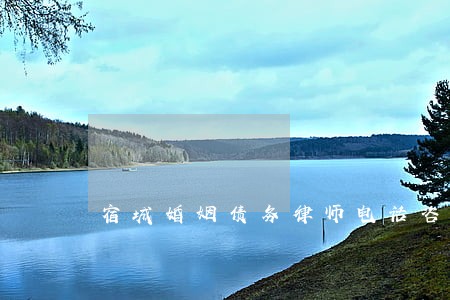 宿城婚姻债务律师电话咨询 宿城婚姻债务律师电话咨询