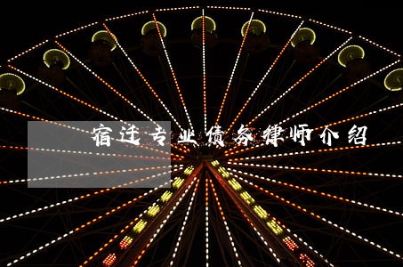 宿迁专业债务律师介绍