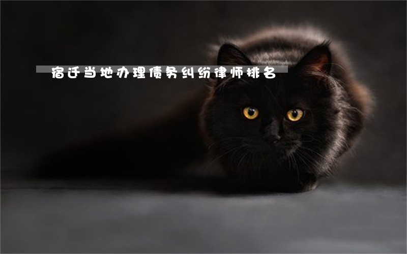 宿迁当地办理债务纠纷律师排名 宿迁当地办理债务纠纷律师排名