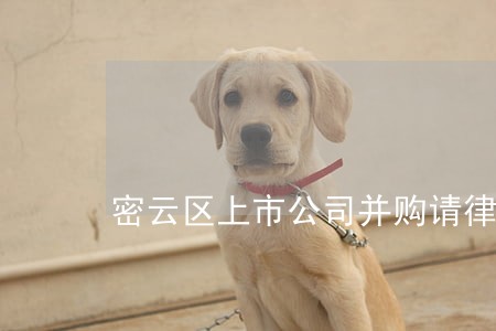 密云区上市公司并购请律师 密云区上市公司并购请律师