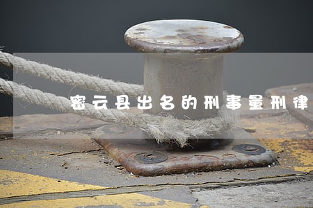 密云县出名的刑事量刑律师服务 密云县出名的刑事量刑律师服务
