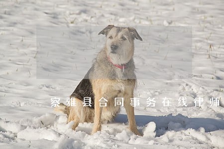 察雅县合同事务在线律师 察雅县合同事务在线律师