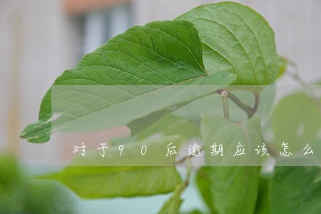 对于90后逾期应该怎么催收 对于90后逾期应该怎么催收