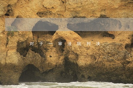 对于一审法院判决 对于一审法院判决