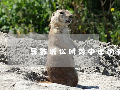 导致诉讼时效中止的有