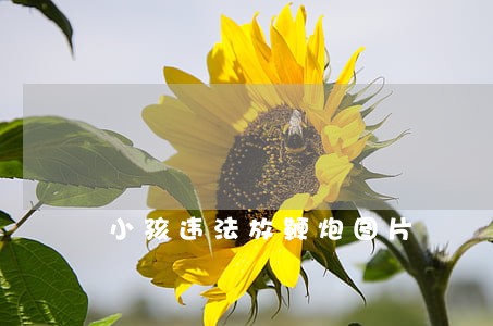 小孩违法放鞭炮图片 小孩违法放鞭炮图片