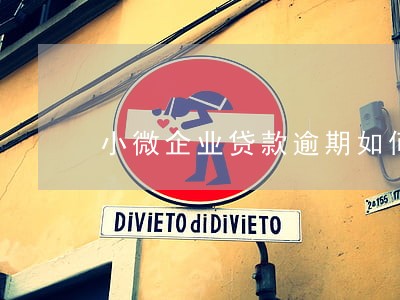 小微企业贷款逾期如何速贷 小微企业贷款逾期如何速贷