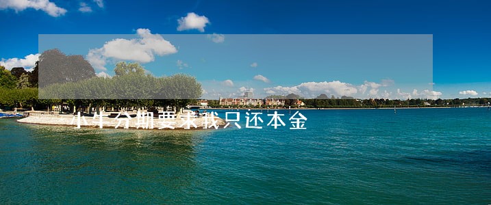 小牛分期要求我只还本金 小牛分期要求我只还本金