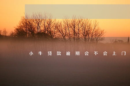 小牛贷款逾期会不会上门催收 小牛贷款逾期会不会上门催收