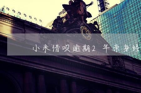 小米借呗逾期2年亲身经历 小米借呗逾期2年亲身经历