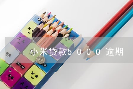 小米贷款5000逾期 小米贷款5000逾期