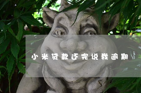 小米贷款还完说我逾期 小米贷款还完说我逾期