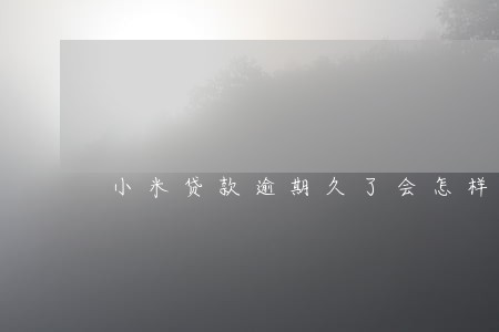 小米贷款逾期久了会怎样 小米贷款逾期久了会怎样