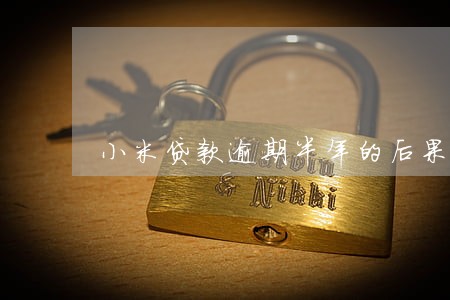 小米贷款逾期半年的后果 小米贷款逾期半年的后果