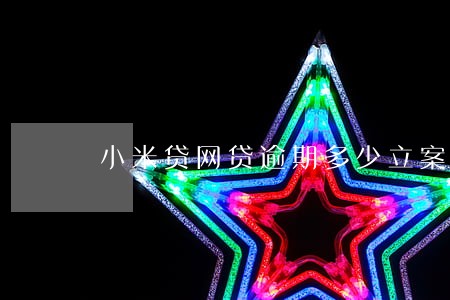 小米贷网贷逾期多少立案 小米贷网贷逾期多少立案