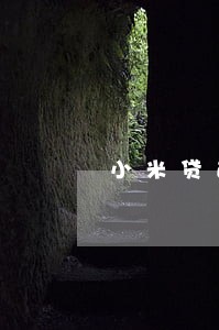 小米贷逾期3个月 小米贷逾期3个月