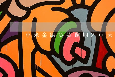 小米金融贷款逾期20天6 小米金融贷款逾期20天6
