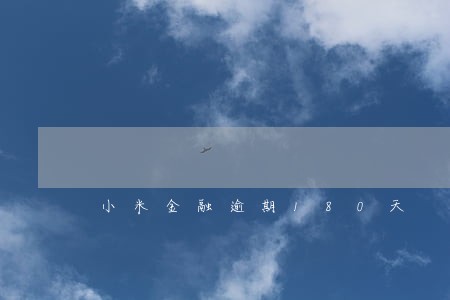 小米金融逾期180天 小米金融逾期180天