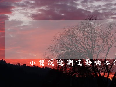 小贷没逾期过影响办信用卡吗 小贷没逾期过影响办信用卡吗