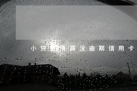 小贷负债高没逾期信用卡会批吗 小贷负债高没逾期信用卡会批吗