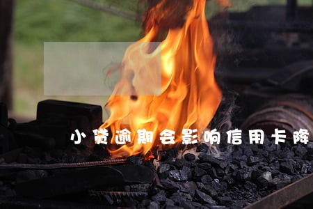 小贷逾期会影响信用卡降额