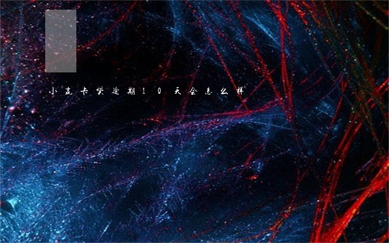 小赢卡贷逾期10天会怎么样