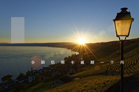 小额信用卡逾期一个月