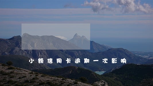 小额信用卡逾期一次影响 小额信用卡逾期一次影响