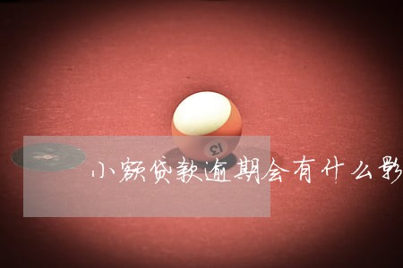 小额贷款逾期会有什么影响 小额贷款逾期会有什么影响