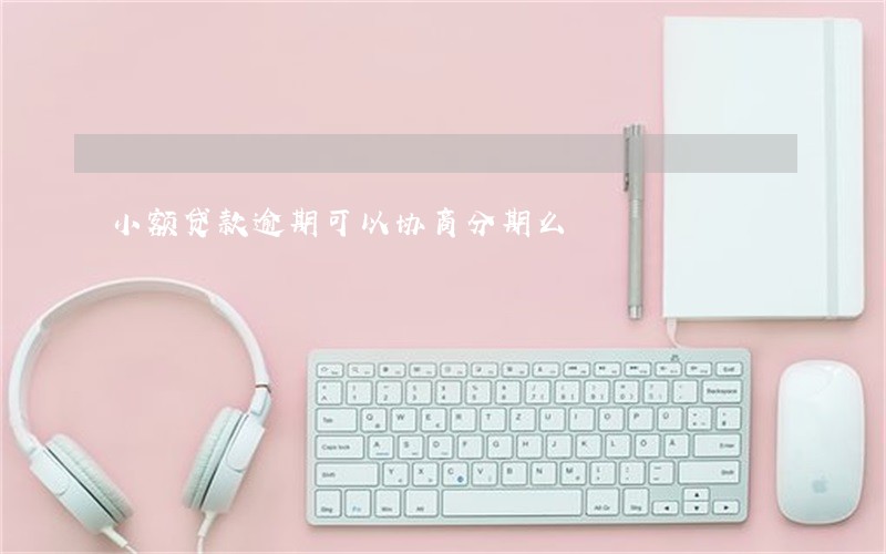 小额贷款逾期可以协商分期么 小额贷款逾期可以协商分期么