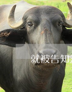 就被告知法院冻结 就被告知法院冻结