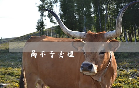 局不予受理 局不予受理