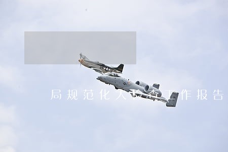 局规范化大检查工作报告 局规范化大检查工作报告
