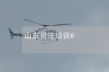 山东司法培训6 山东司法培训6