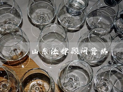 山东法律顾问资格 山东法律顾问资格