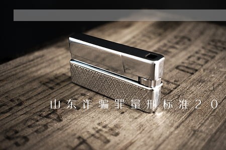 山东诈骗罪量刑标准2011 山东诈骗罪量刑标准2011