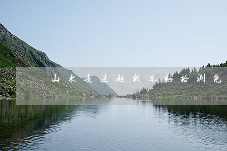 山东违法超载车辆检测免费 山东违法超载车辆检测免费