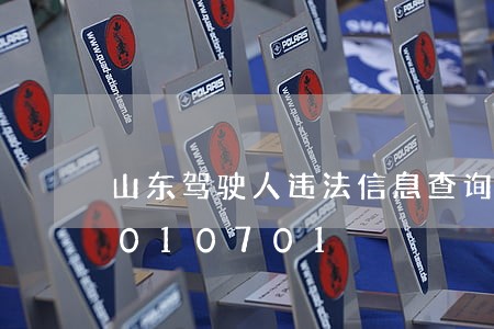 山东驾驶人违法信息查询/2023013010701 山东驾驶人违法信息查询/2023013010701