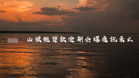 山核桃贷款逾期会爆通讯录么 山核桃贷款逾期会爆通讯录么
