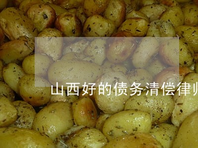山西好的债务清偿律师 山西好的债务清偿律师