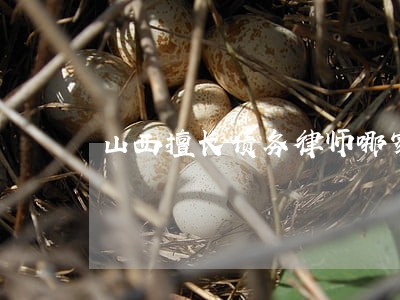 山西擅长债务律师哪家好 山西擅长债务律师哪家好
