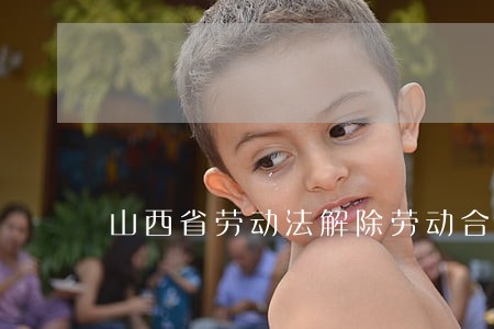 山西省劳动法解除劳动合同的规定 山西省劳动法解除劳动合同的规定