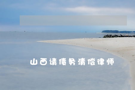 山西请债务清偿律师 山西请债务清偿律师