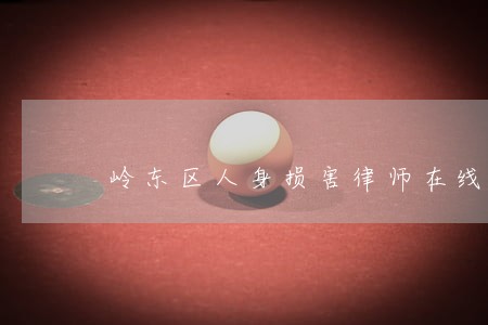 岭东区人身损害律师在线免费咨询