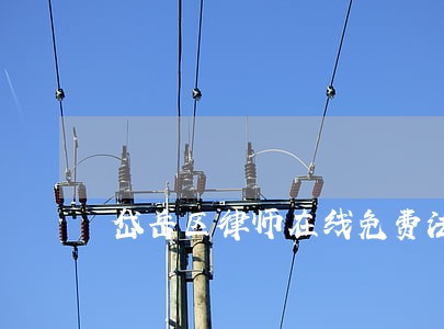 岱岳区律师在线免费法律咨询