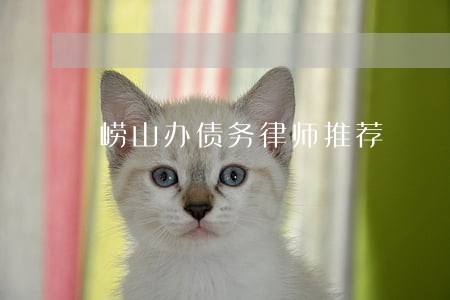 崂山办债务律师推荐 崂山办债务律师推荐