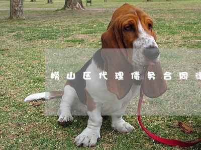 崂山区代理债务合同律师 崂山区代理债务合同律师