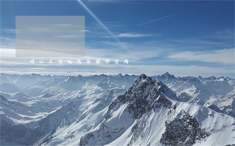 崂山区债权债务律师咨询